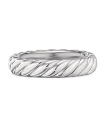 David Yurman 18kt Gelbgoldarmband mit Diamanten Silber