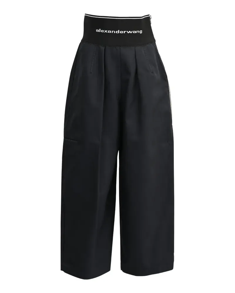 Alexander Wang high-waisted wide-leg trousers - Schwarz Schwarz