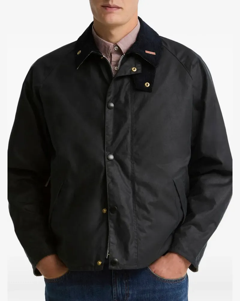 Barbour Icons Transport Wachsjacke - Blau Blau