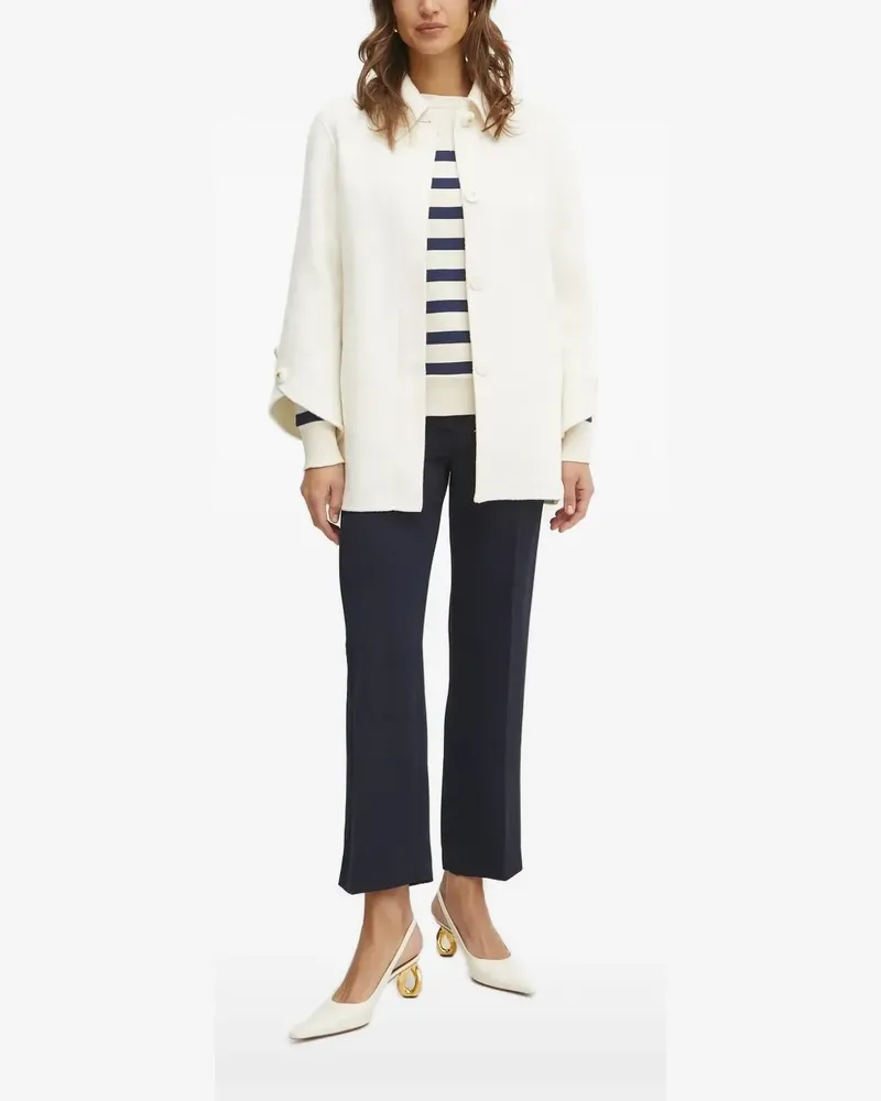 Luisa Spagnoli Besticktes Sweatshirt - Weiß Weiß