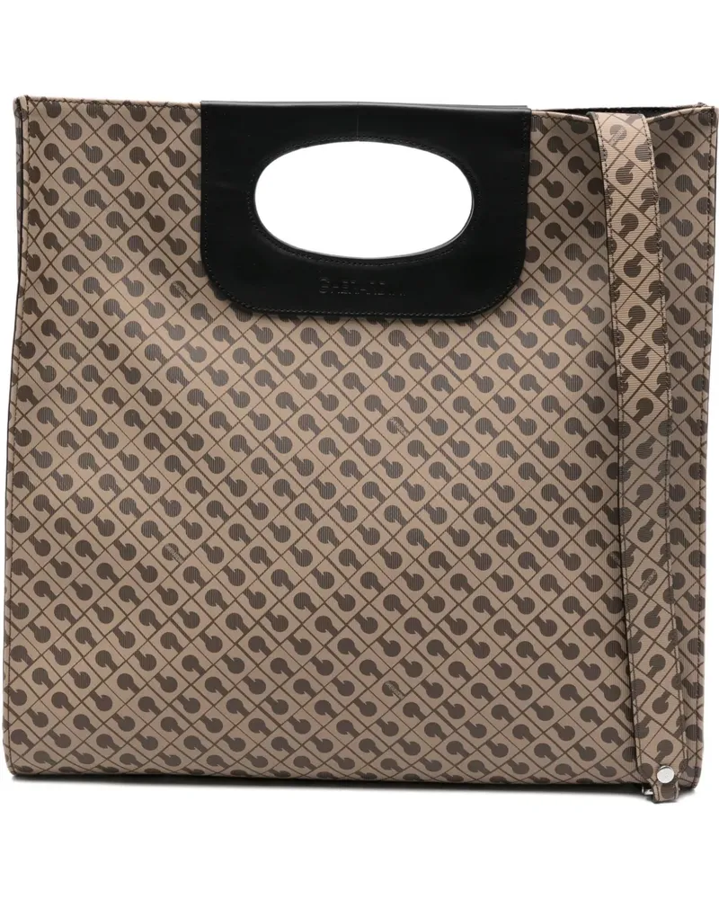 Gherardini Gemusterter Shopper - Braun Braun