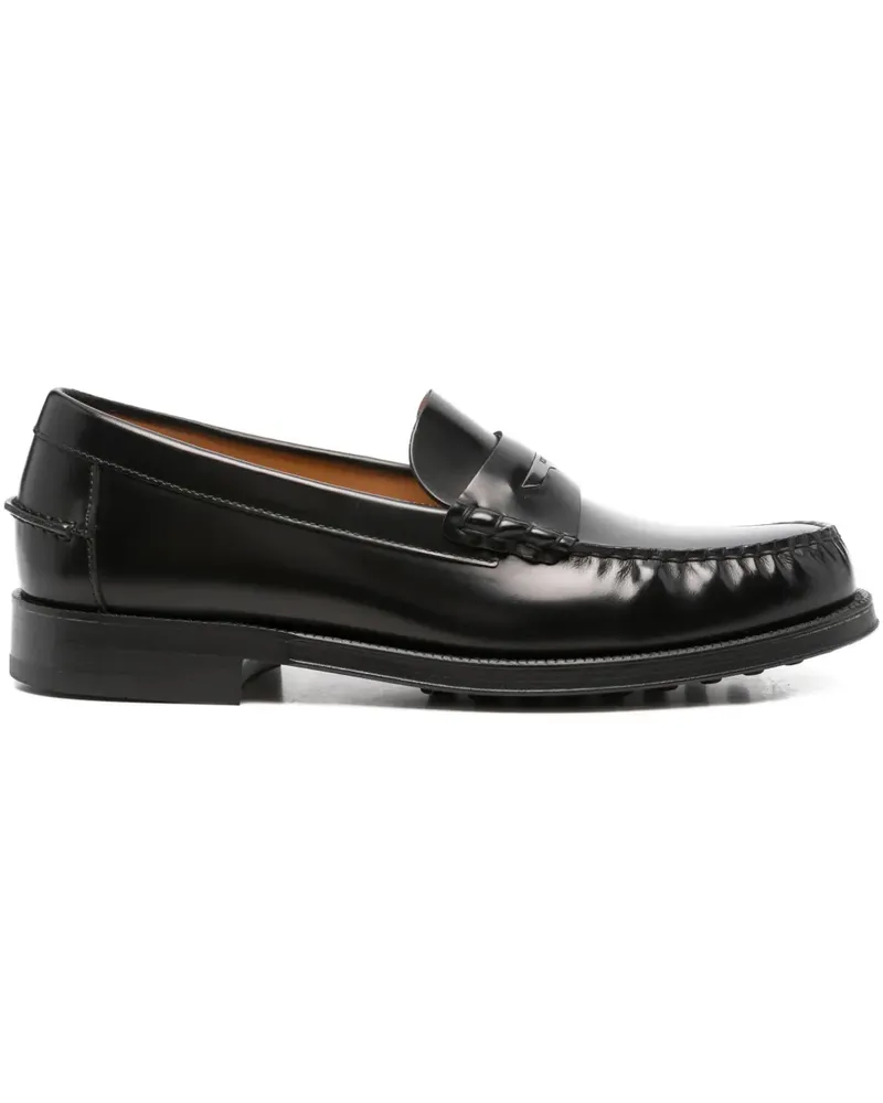 TOD'S Penny-Loafer aus Leder - Schwarz Schwarz