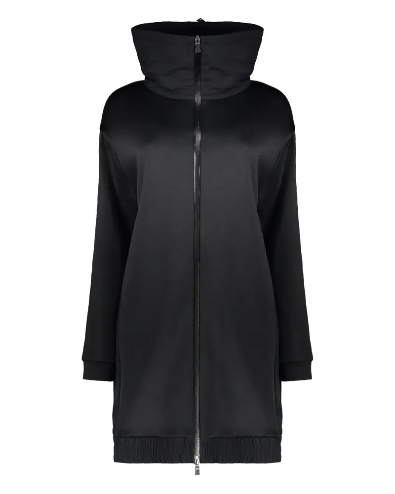 Herno high-collar zip coat - Schwarz Schwarz