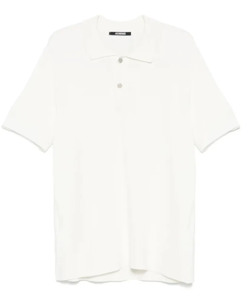 Jacquemus Le Maille Poloshirt - Weiß Weiß