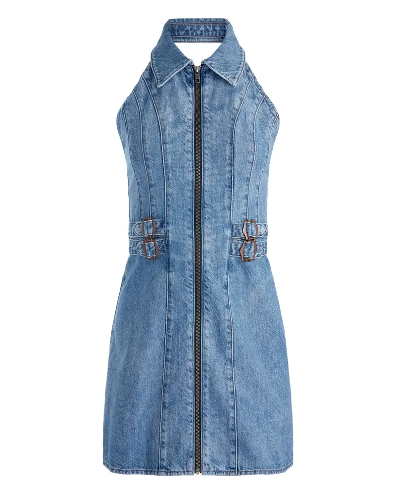 Alice + Olivia Axelle Minikleid - Blau Blau