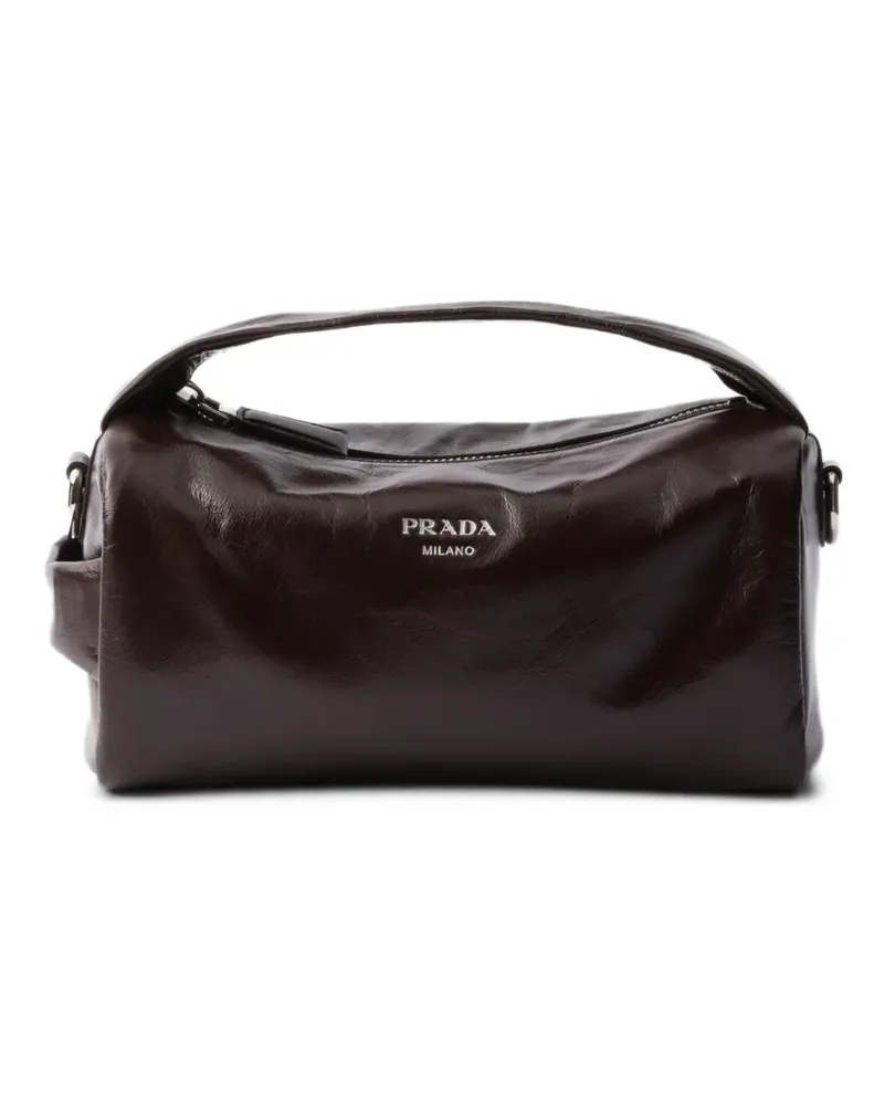 Prada Handtasche aus Leder - Braun Braun