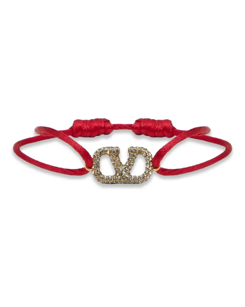 Valentino Garavani VLogo Armband mit Kristallen - Gold Gold