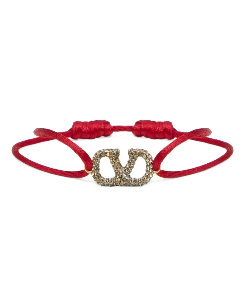 Valentino Garavani VLogo Armband mit Kristallen - Gold Gold