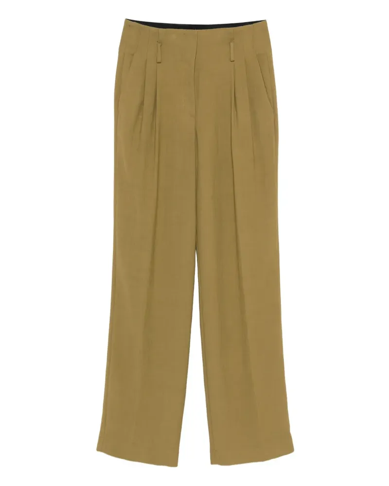 forte_forte Plissierte Hose - Grün Grün