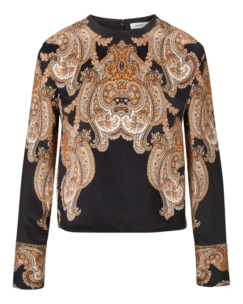 Veronica Beard Karisse paisley-print blouse - Schwarz Schwarz