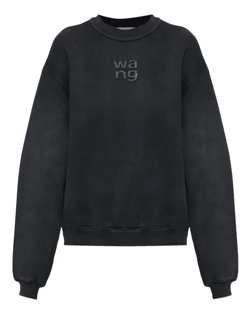 Alexander Wang logo-embellished sweater - Grau Grau