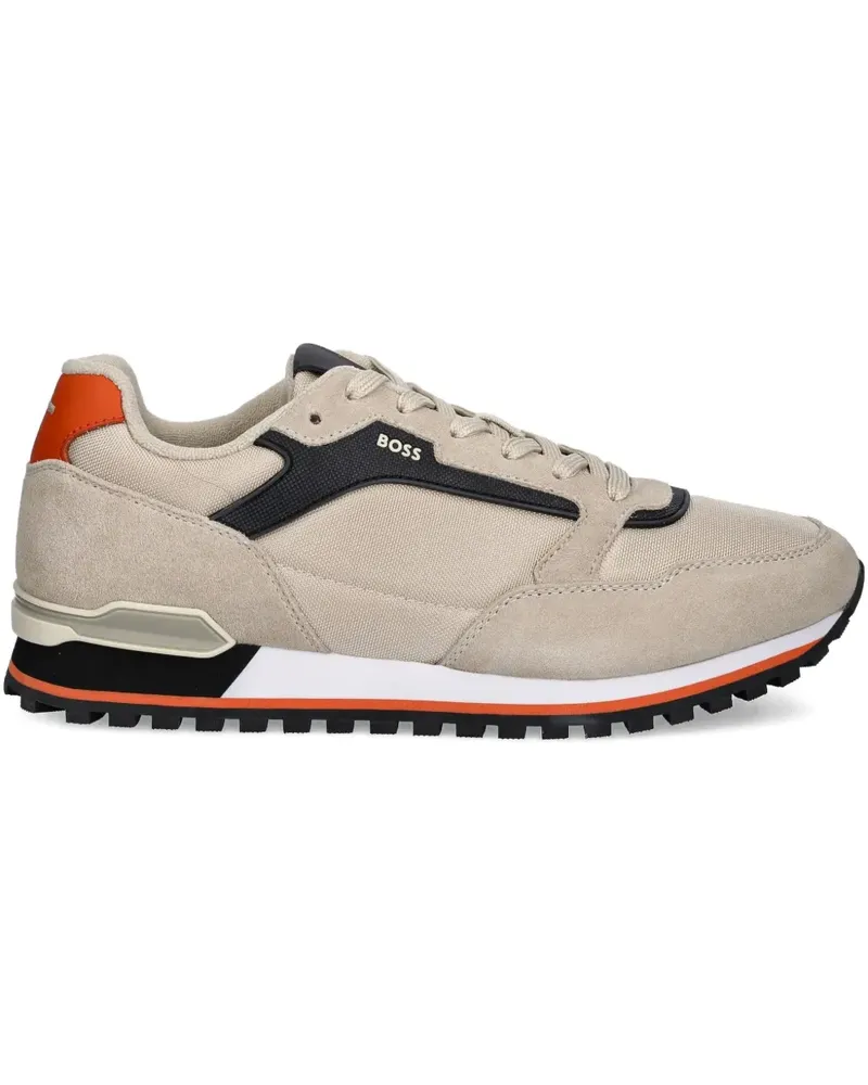 HUGO BOSS Parkour Sneakers mit Wildledereinsätzen - Nude Nude