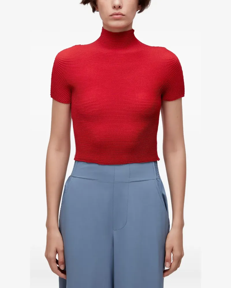 Osklen T-Shirt mit Pixel-Struktur - Rot Rot