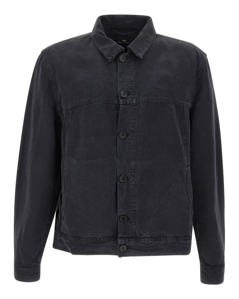 Paul Smith Rider button-up jacket - Schwarz Schwarz
