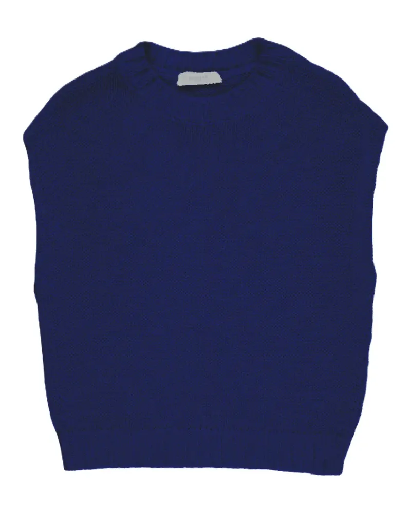 Zanone knitted round-neck knitwear - Blau Blau