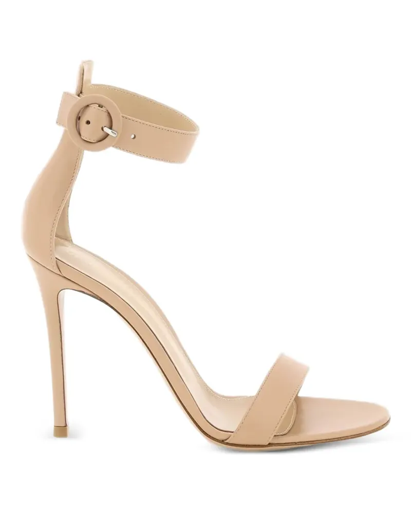 Gianvito Rossi buckle strap sandals - Nude Nude