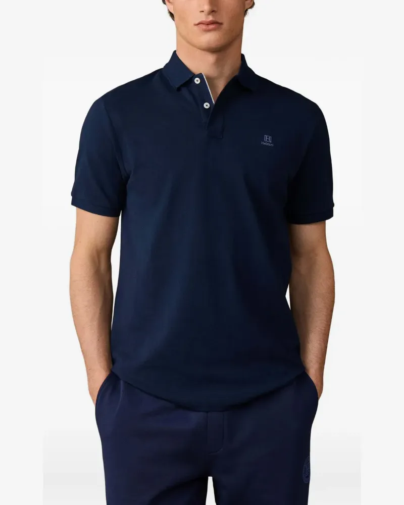 Hackett Heritage Poloshirt - Blau Blau