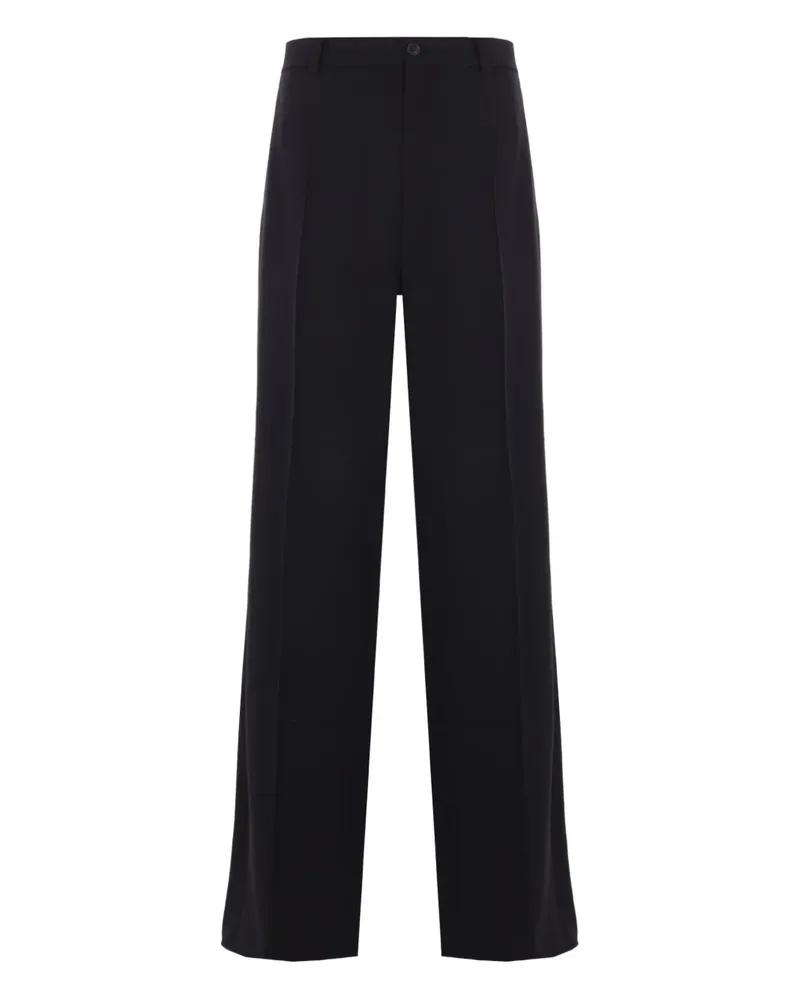 Balenciaga Hose mit Bügelfalten - Schwarz Schwarz