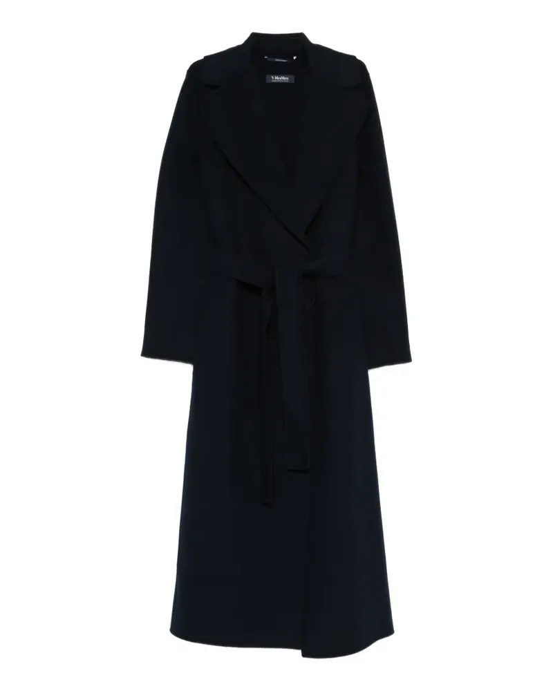 Max Mara Poldo Mantel mit Gürtel - Blau Blau