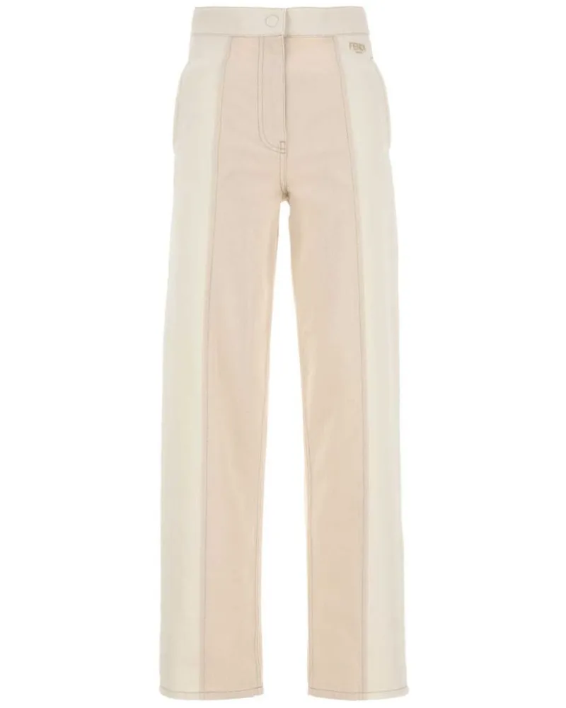 Fendi Jeans mit geradem Bein - Nude Nude
