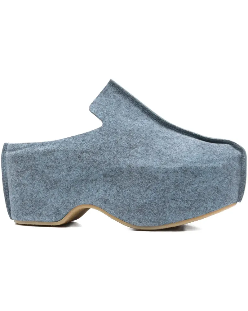 J.W.Anderson Clogs mit Plateau 75mm - Blau Blau