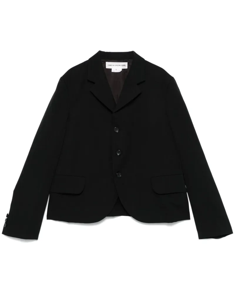 Comme des Garçons Klassisches Sakko - Schwarz Schwarz