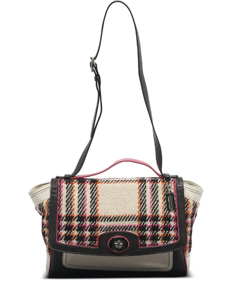 Coach turn-lock-fastening tote bag - Nude Nude