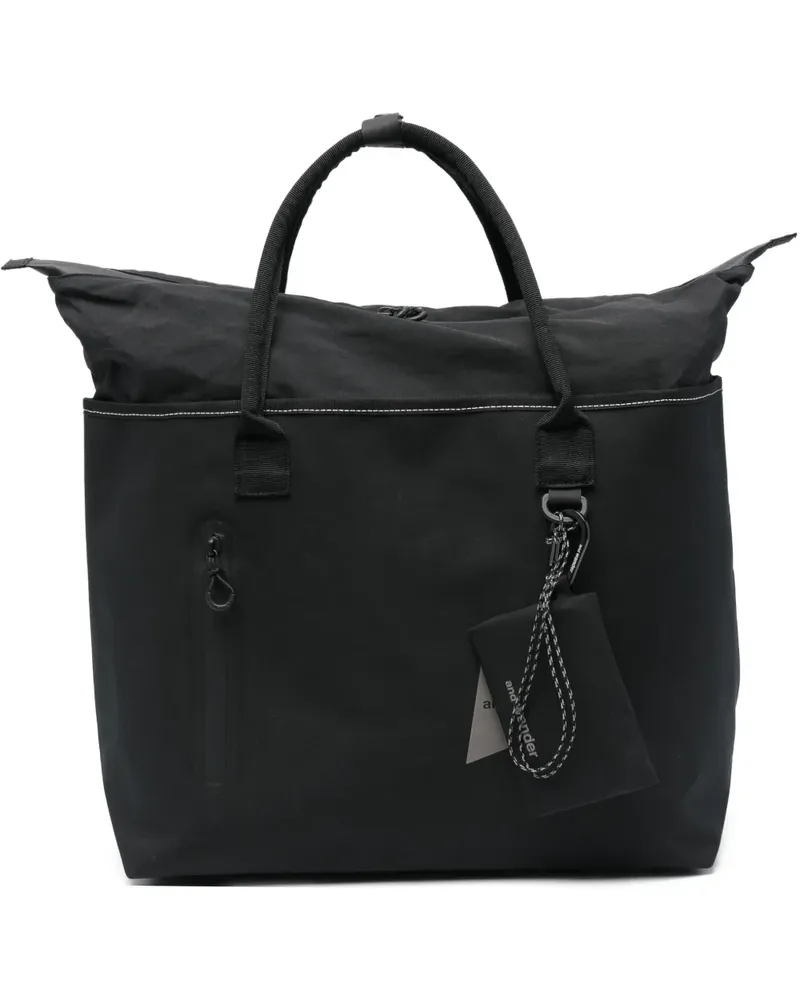 and wander PE/CO-Tote Bag - Schwarz Schwarz