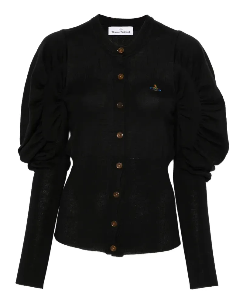 Vivienne Westwood Pullover mit Orb-Stickerei - Schwarz Schwarz