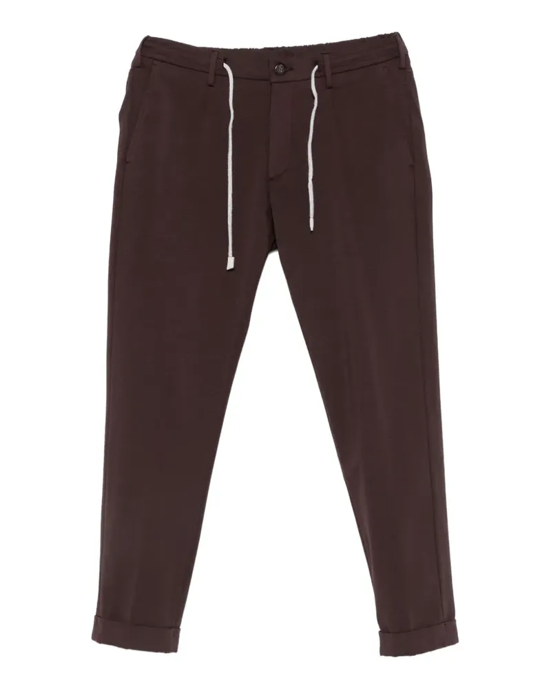 Eleventy Hose mit Kordelzug - Violett Violett