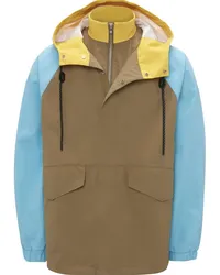 J.W.Anderson Parka in Colour-Block-Optik Braun