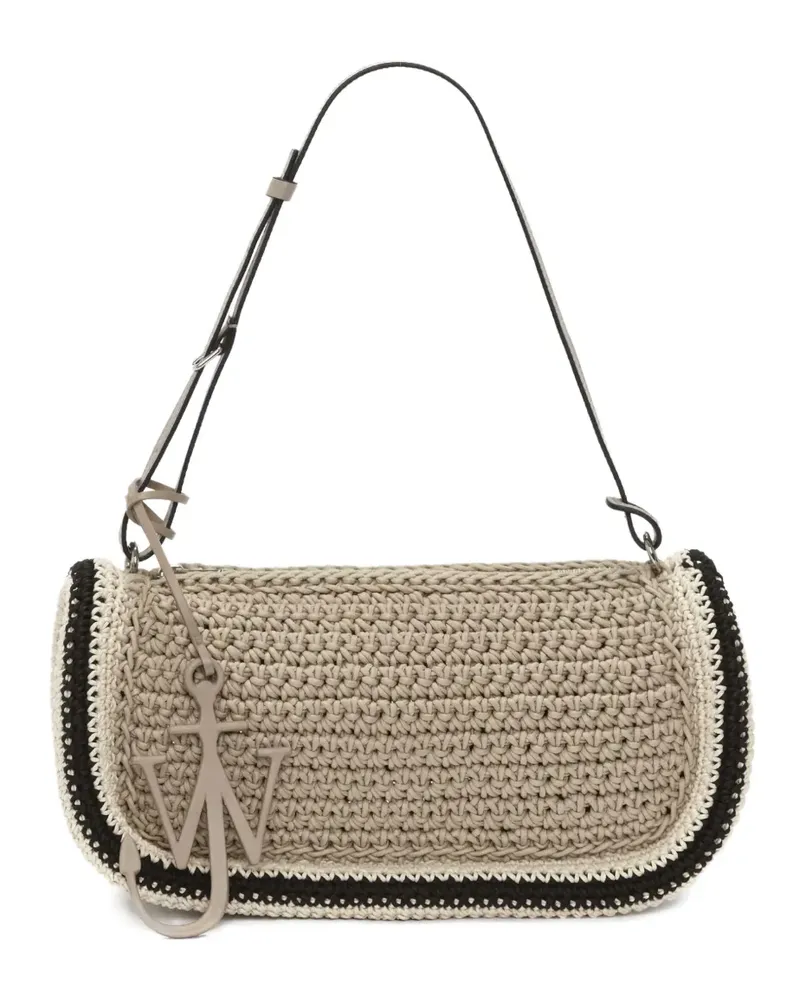 J.W.Anderson Bumper-15 crochet tote bag - Nude Nude