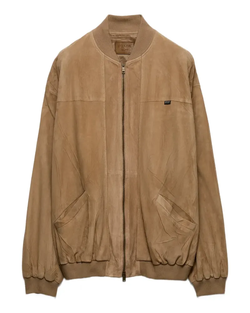 Prada Bomberjacke aus Wildleder - Braun Braun