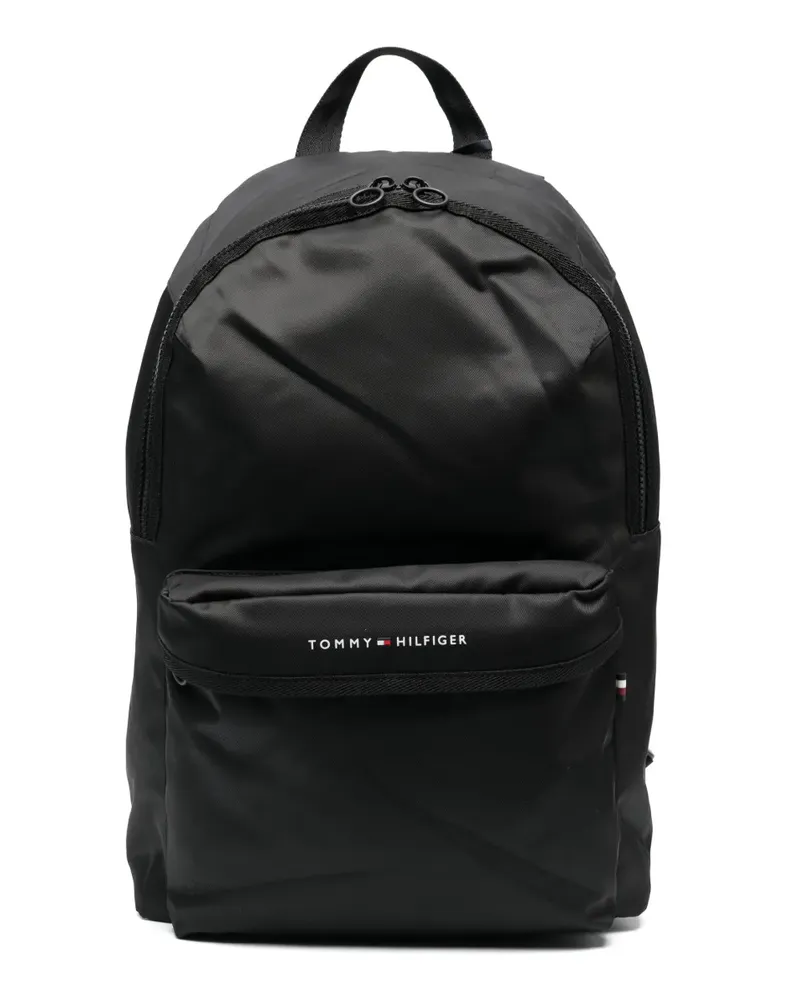 Tommy Hilfiger Rucksack mit Logo-Print - Schwarz Schwarz