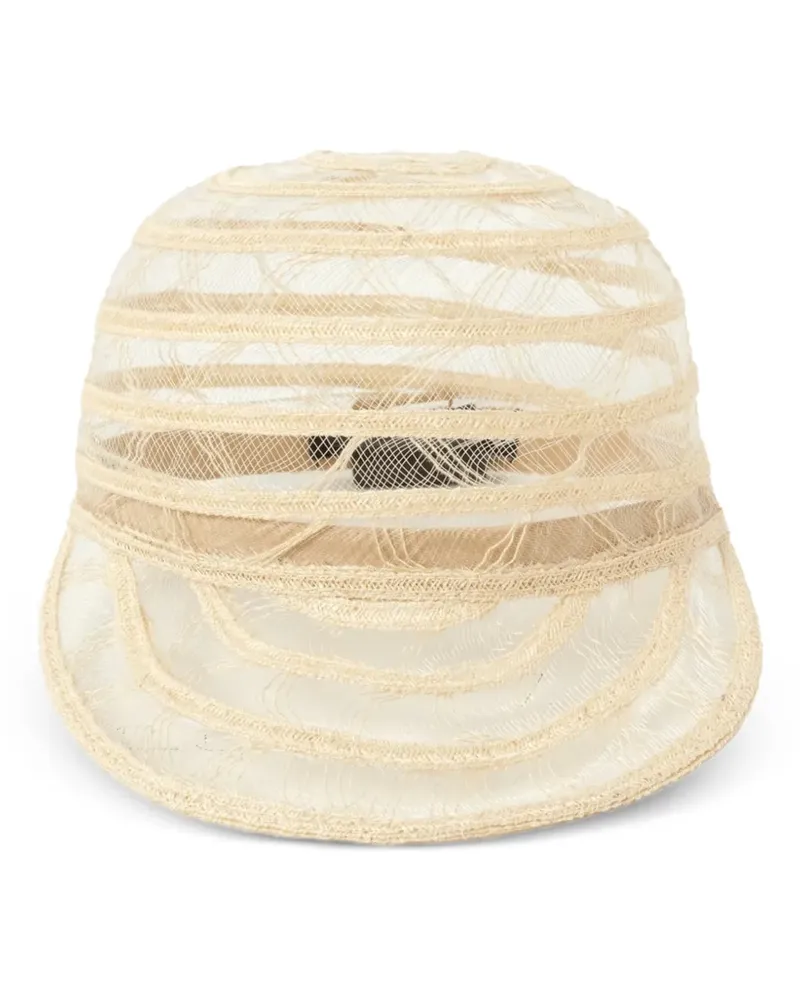 Y-3 layered mesh cap - Nude Nude
