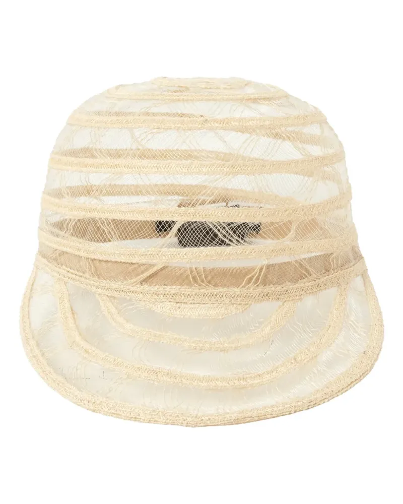 Y-3 layered mesh cap - Nude Nude