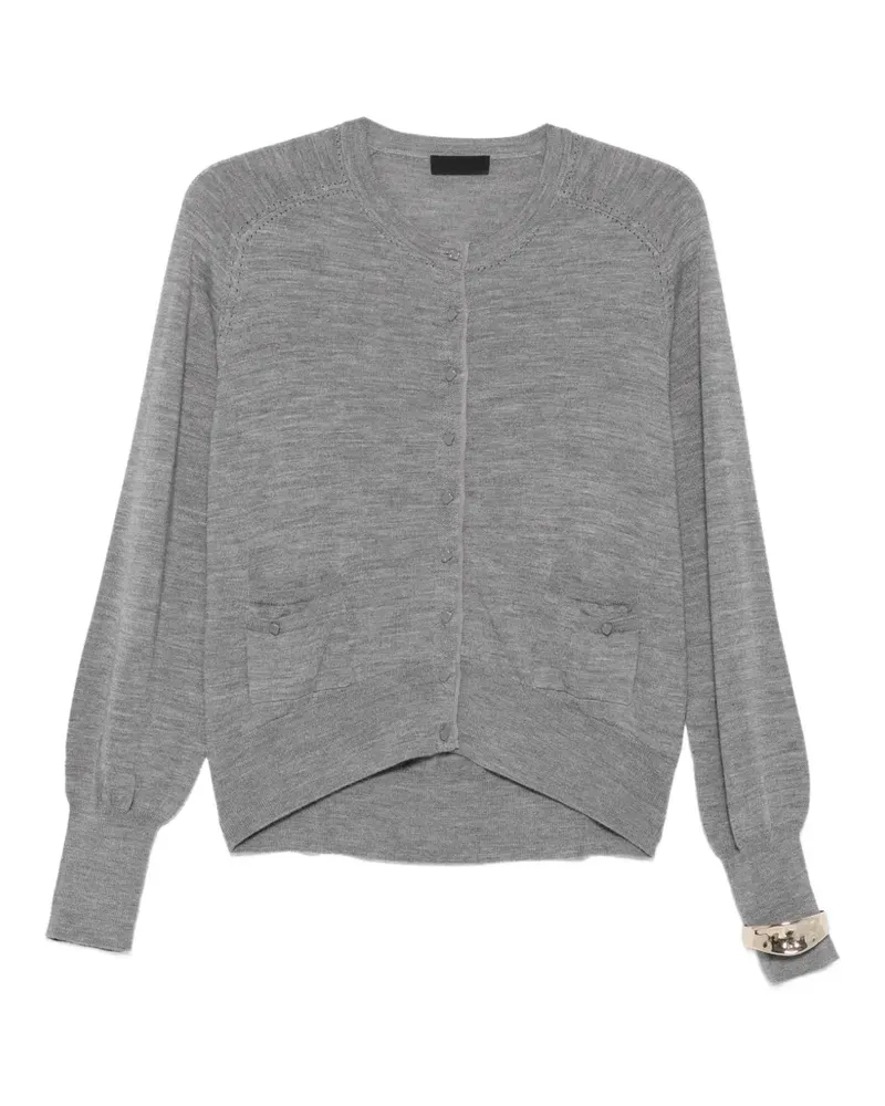 Liu Jo Cardigan mit Knopfleiste - Grau Grau