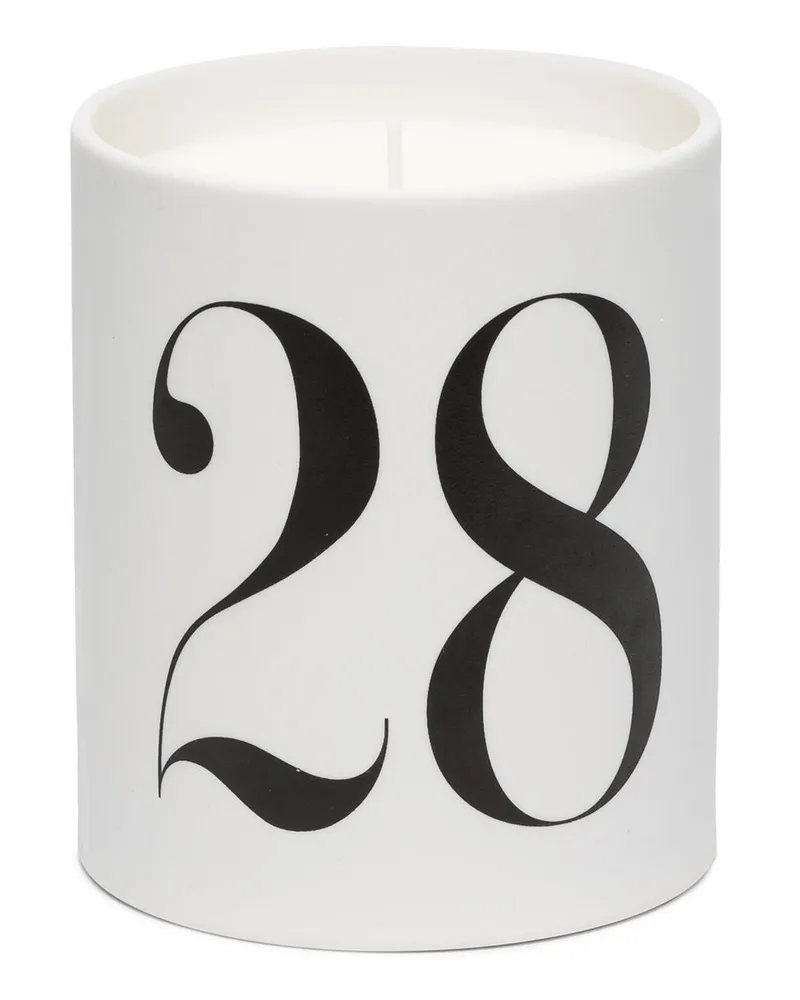 L’OBJET Manounia No. 28' Kerze - Weiß Weiß