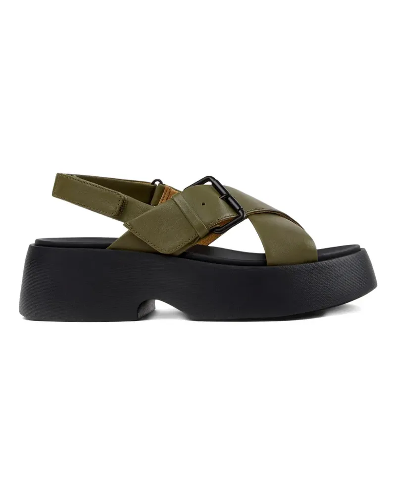 Camper Tasha Sandalen mit Schnallenriemen - Grün Grün