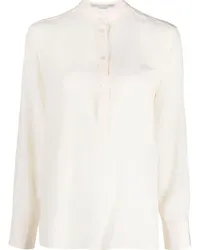 Stella McCartney Bluse mit Stehkragen Nude