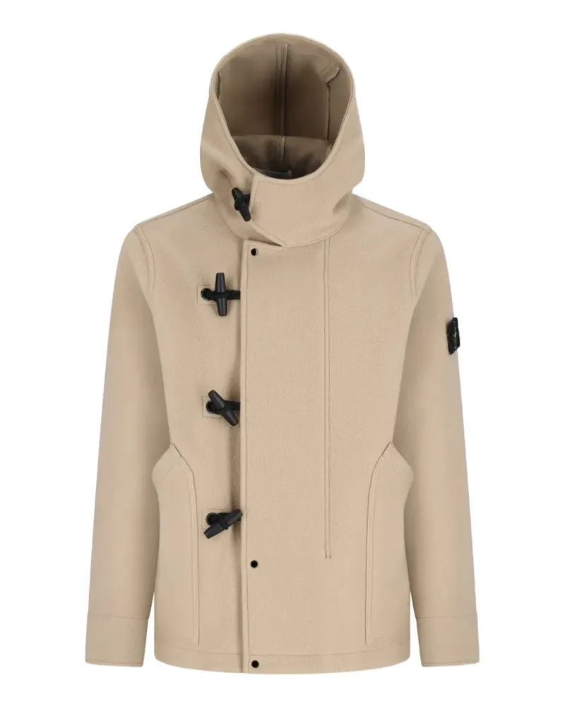 Stone Island 4100039 heavy-melton parka - Nude Nude