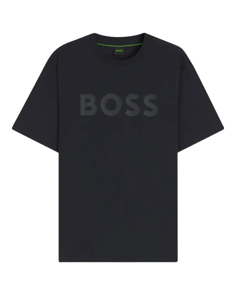 HUGO BOSS T-Shirt mit Logo-Print - Blau Blau