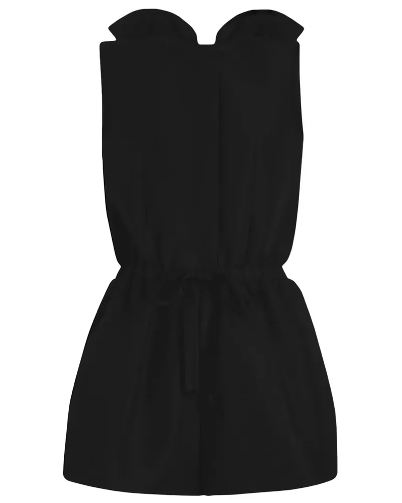 Patou Rückenfreier Playsuit - Schwarz Schwarz