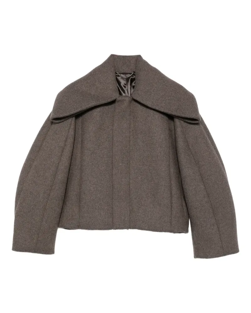 Victoria Beckham Jacke mit Oversized-Kragen - Braun Braun