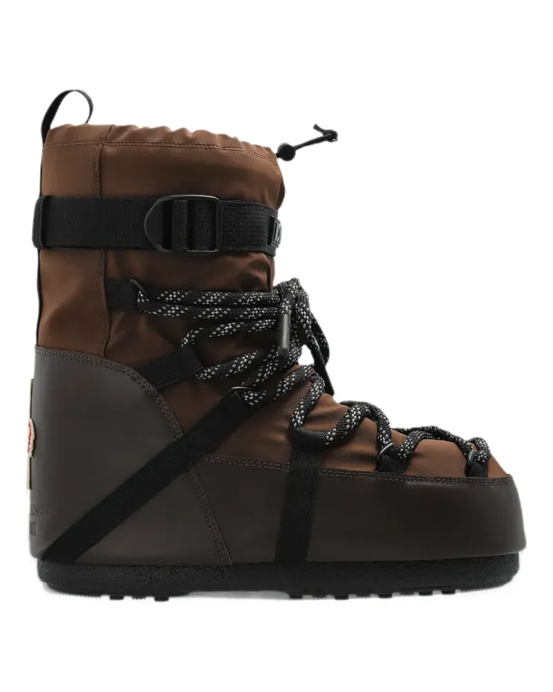 Moncler x Moon Boot Icon Low boots - Braun Braun