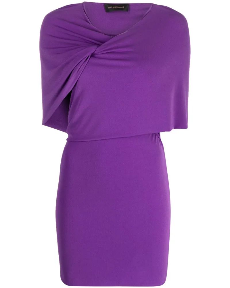 ANDAMANE Ärmelloses Midikleid mit Knoten - Violett Violett