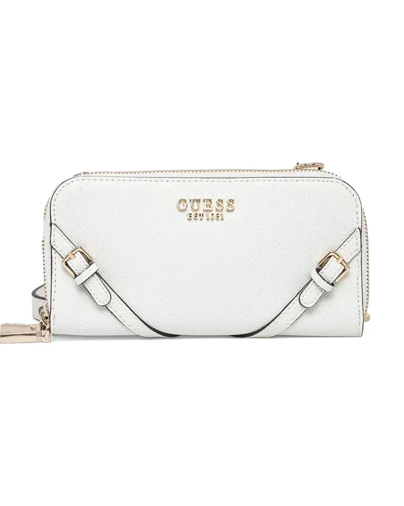 Guess Umhängetasche mit Logo-Schild - Weiß Weiß