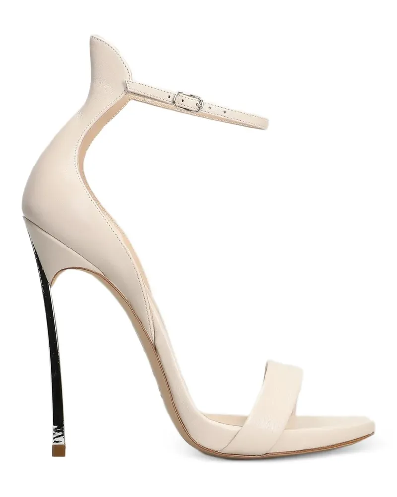 Casadei Blade leather sandals - Nude Nude