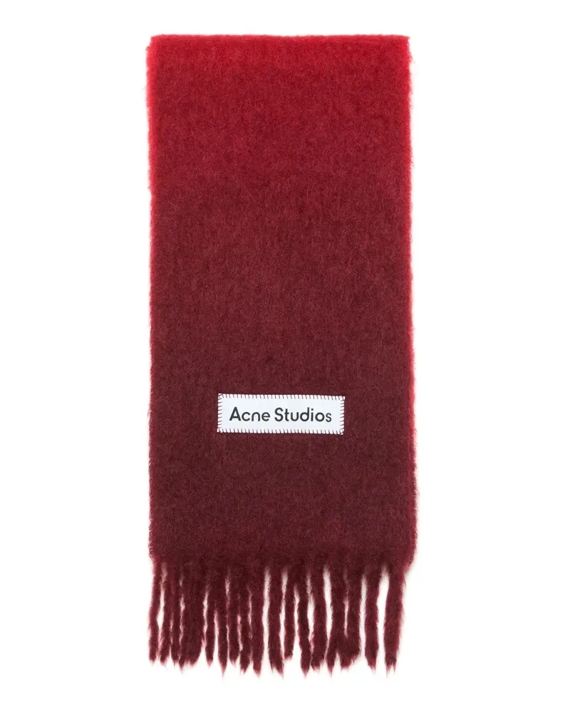 Acne Studios Schal mit Farbverlauf-Optik - Rot Rot
