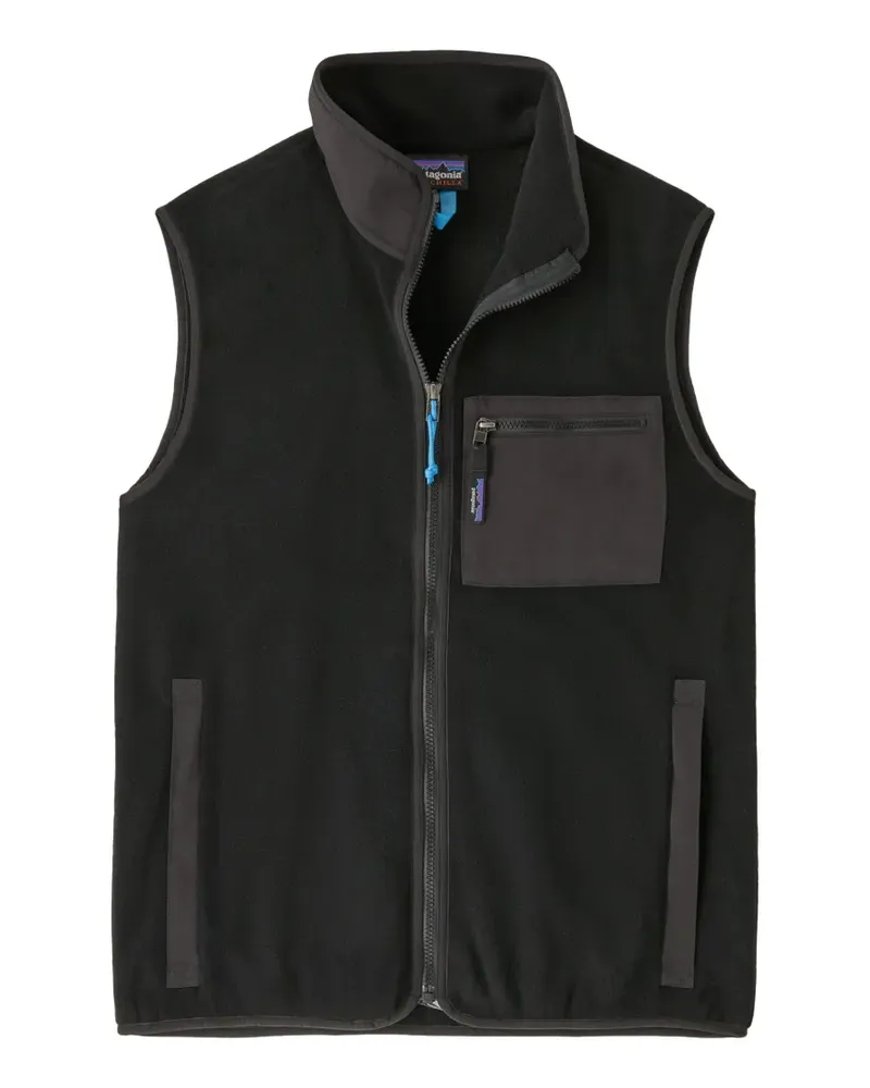 Patagonia Synchilla® Weste mit Reißverschluss - Schwarz Schwarz
